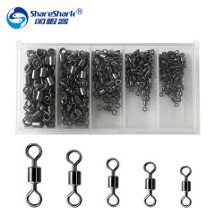 American swivel eight-character ring connector eight-character ring strong pull connection ring fishing accessories fishing supplies