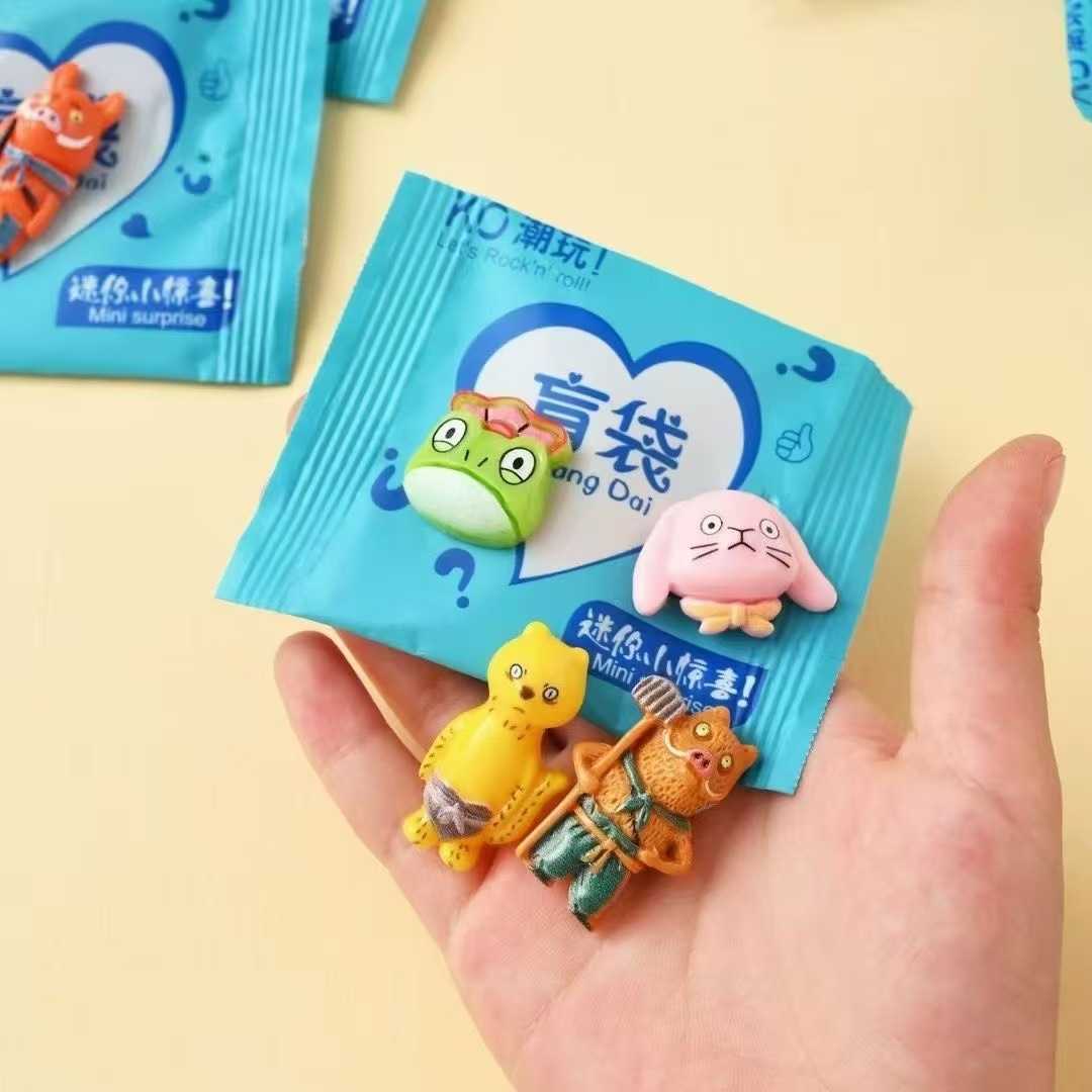 뉴 랑랑산 꼬마 괴물 시리즈 (색상 랜덤) [고급 레진 모델] 블라인드 백