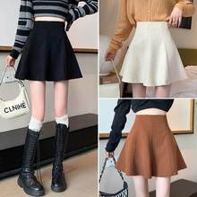 大码胖mm灯芯绒半身裙女秋冬高腰A字裙短裙显瘦裙子伞裙一步裙潮