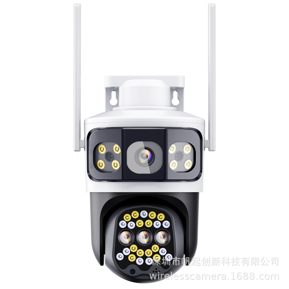 小鹰看看O-KAM Pro 三画面双镜头摄像头三镜头监控器全景无死角
