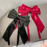 Универсальная заколка для волос с бантиком, шпильки для волос, аксессуар для волос, японские и корейские, простой и элегантный дизайн, популярно в интернете