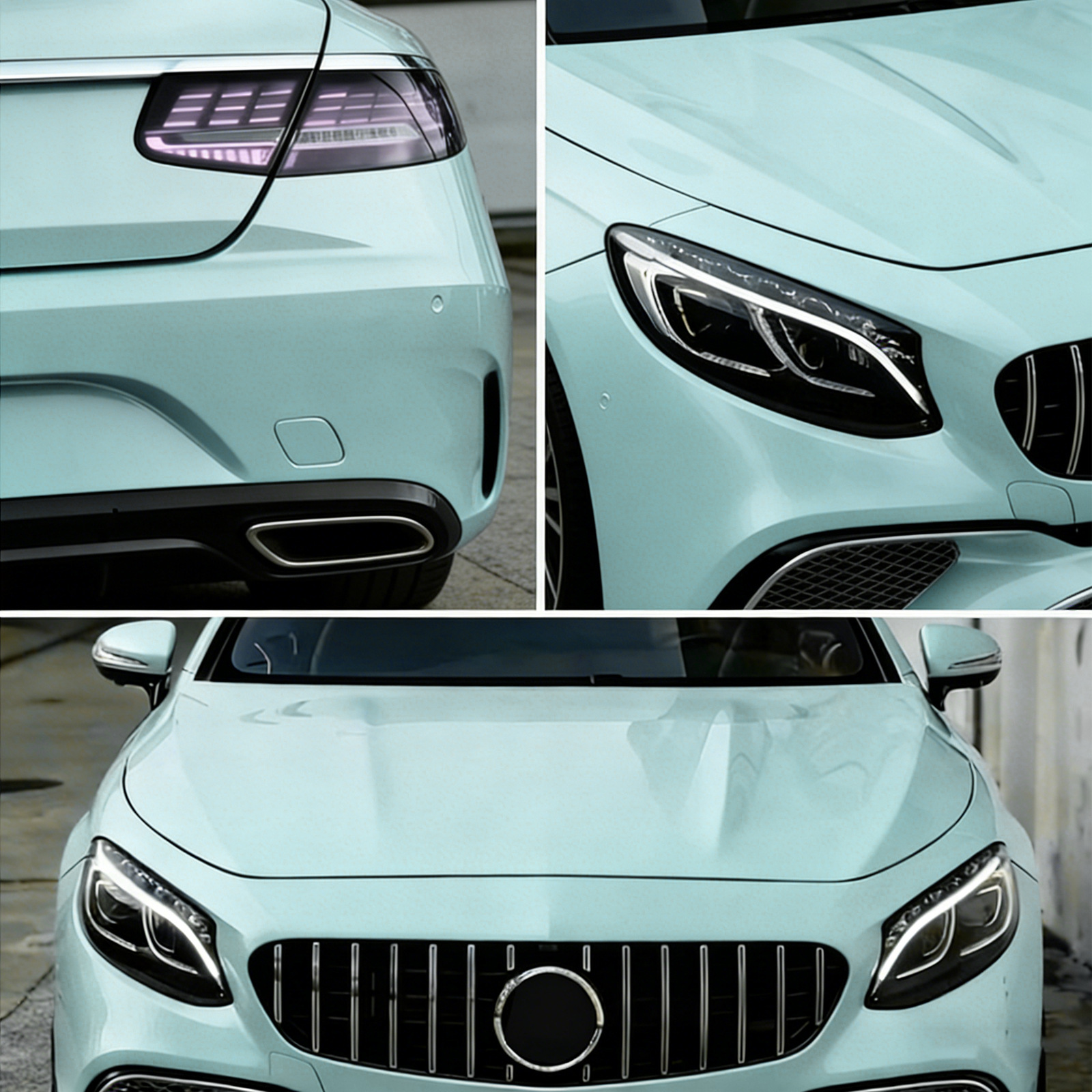 Cross-Border Supply of High-Quality Tpu Color-Changing Film Ppf Crystal Glacier Blue Car Paint Protection Film Anti-Scratch Self-Healing
