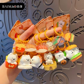 钥匙扣及钥匙扣配件;树脂工艺品;其他装饰摆件