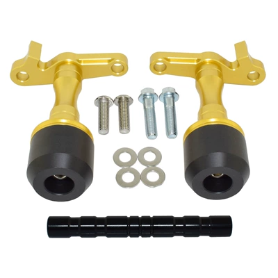 Motorcycle frame modified motorcycle body anti-fall - gold