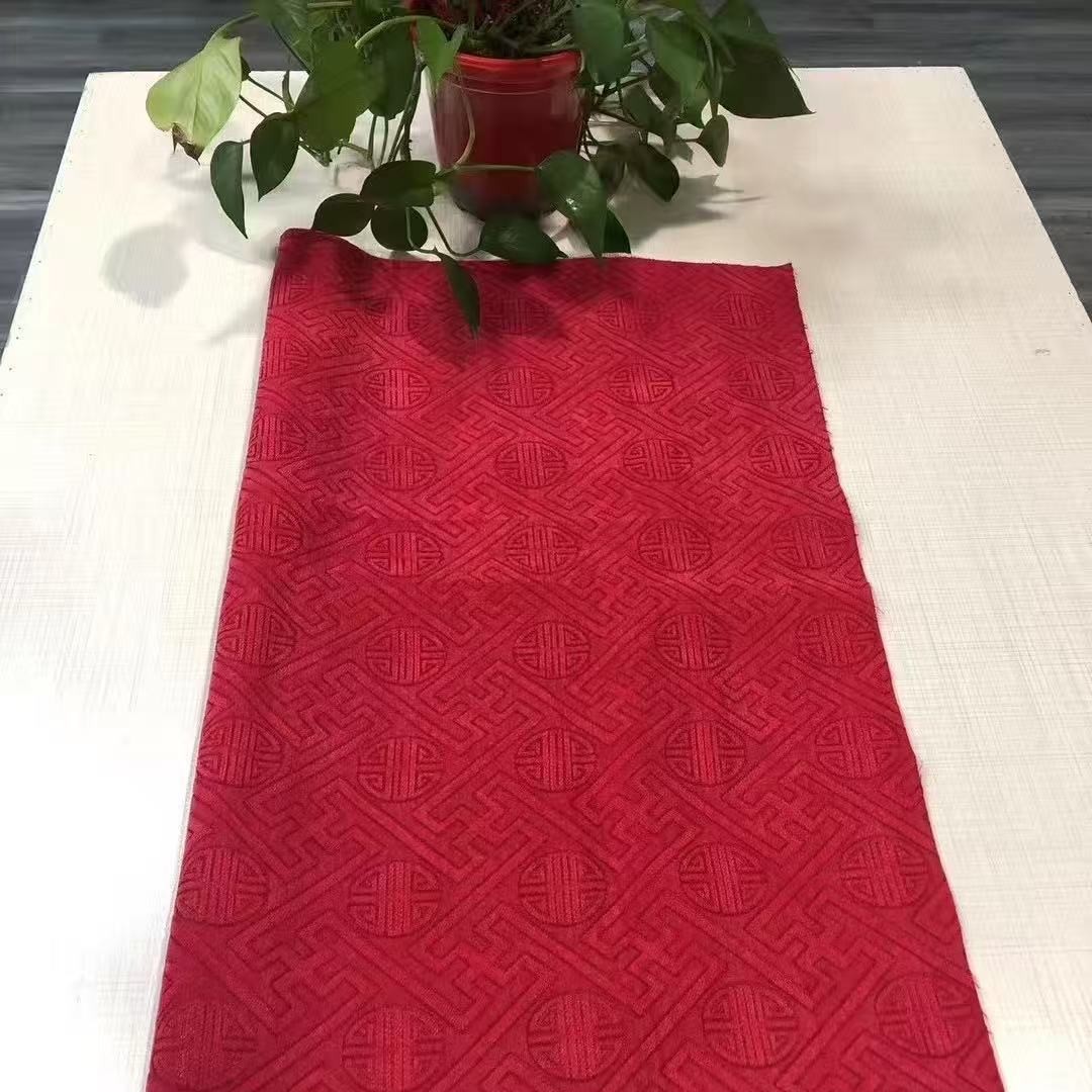 New Chenille Jacquard Composite Non-Slip Red Wedding Supplies Bed Cover Mattress Kang Cover Tatami Kang Mat