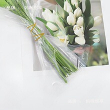 鲜花保水袋储水袋透明密封花束根部保水棉多件套花店用品材料