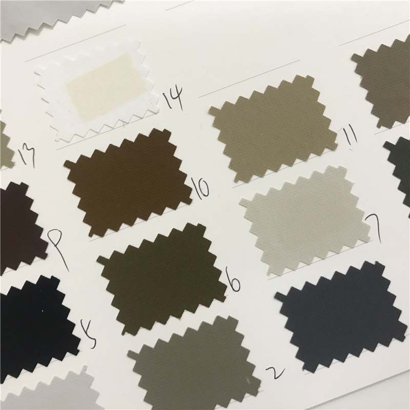 T800小格子梭织面料14个颜色现货供应厂家直销户外登山布8211395