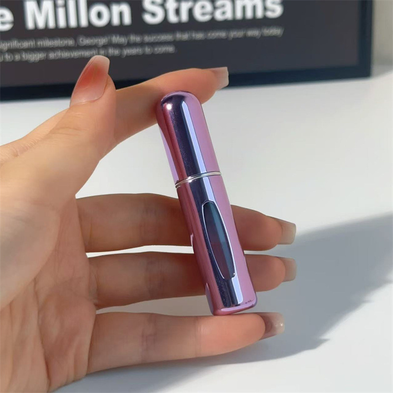 香水調剤ボトル 5 ミリリットル底直接充填セルフポンプポータブルプレススプレースプレーボトル空ボトルサンプル調剤装置|undefined
