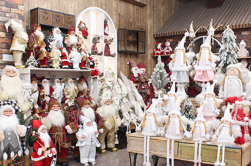 Ornements de poupée de bonhomme de neige rétractables en tissu bleu de Noël en gros en usine_voghion.com