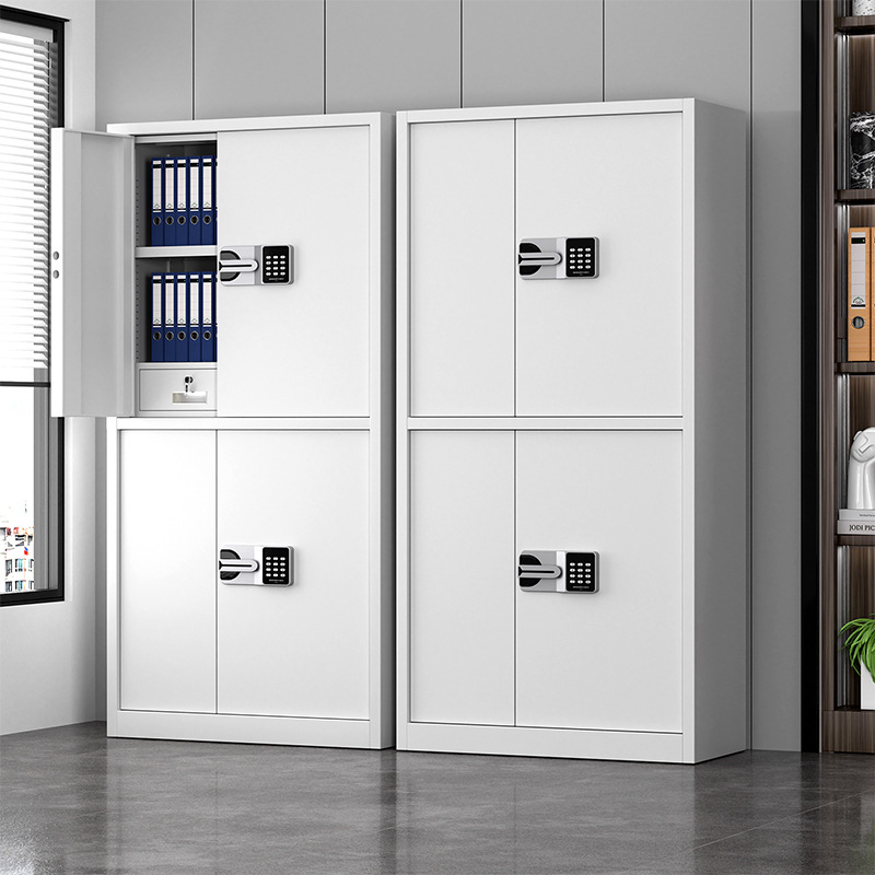 Gabinete de archivos de oficina Gabinete de archivos contraseña electrónica Lock de huellas digitales Gabinete de seguridad Gabinete de chapa caja fuerte