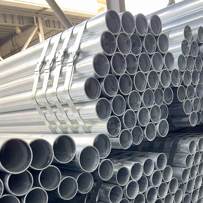 佛山镀锌管厂家sc100钢管水煤气管冷镀锌钢管大棚管3.25mm切割