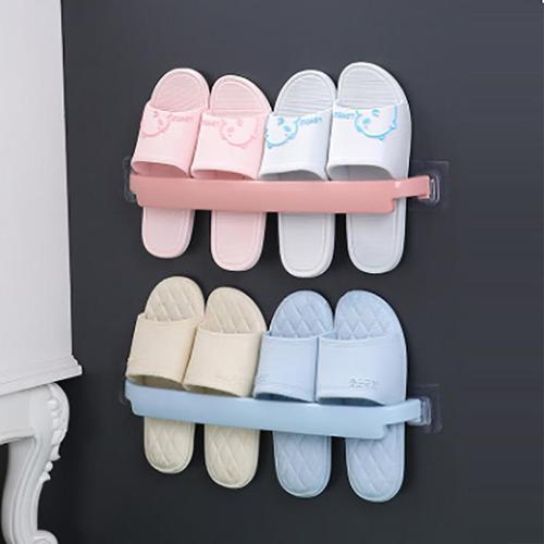 Bathroom towel bar punch-free rack bathroom towel hanging rack kitchen rag rack bathroom storage rack