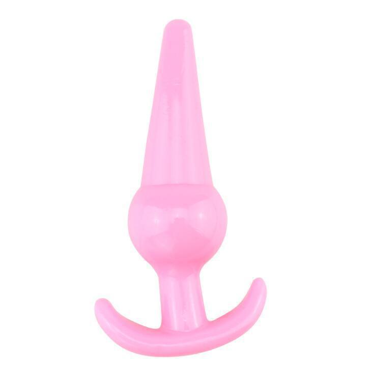 Peak Large Anal Plug, Soft Silicone-Feel Body, Pink One-Piece Design — detail image 4