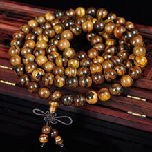 花奇楠手串108颗佛珠黑檀金丝楠木黄花梨沉香阴沉木金丝檀木手串