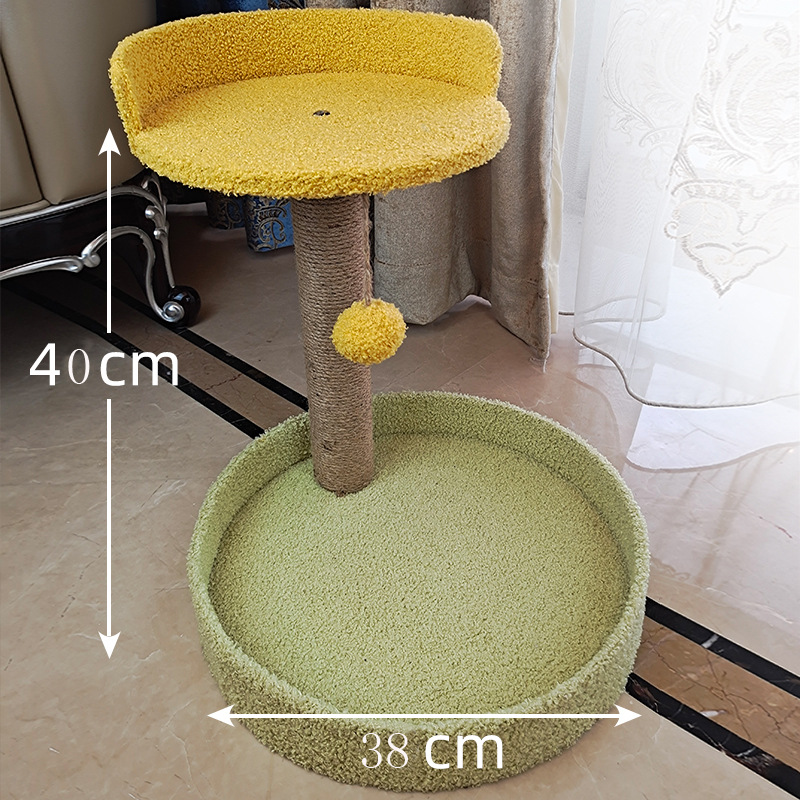 녹색 둥지 노란 점프 플랫폼
