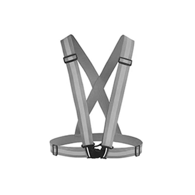 Correa reflectante fábrica directa noche corriendo a caballo correa elástica de protección de una pieza al por mayor de impresión chaleco reflectante protector