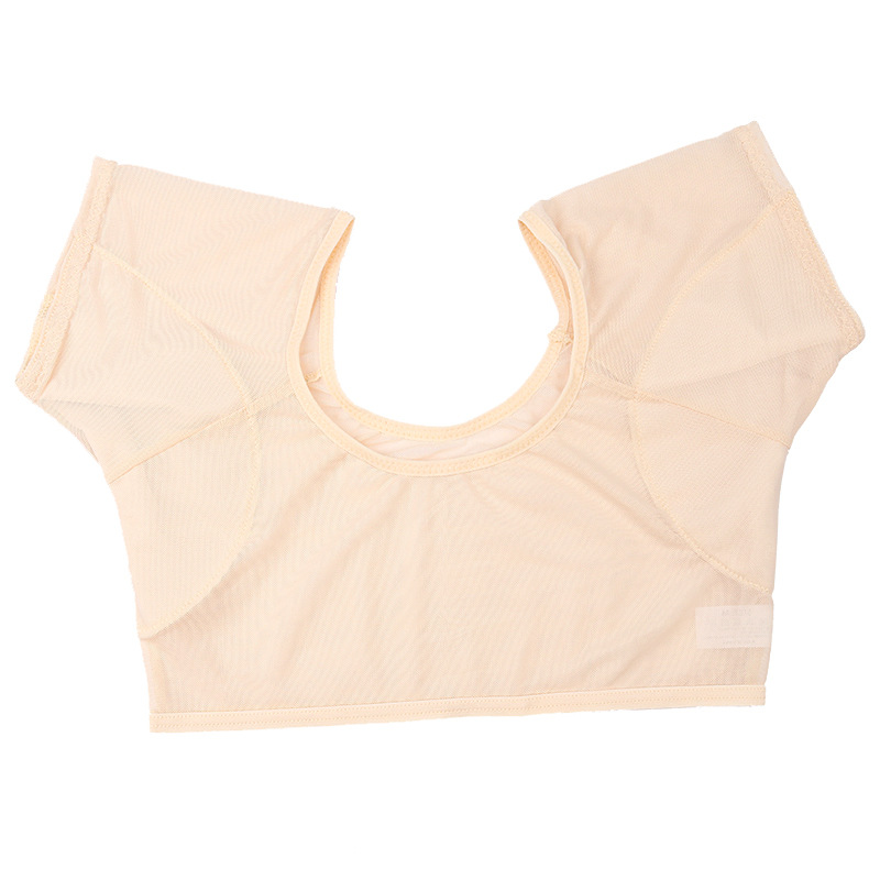 Sweat-shirt en maille transparente pour femme : fin et anti-fuite, poitrine enveloppée de coussinets en coton sous les aisselles, séchage rapide et respirant_voghion.com