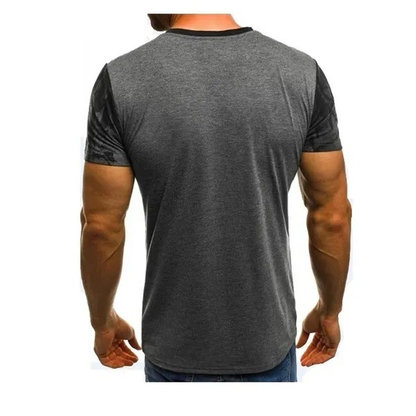 Verano casual suelto cuello redondo manga corta hombro transpirable camiseta de hombre Pascua Jesús gradiente lema 3D impresión