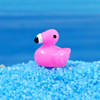 Jewelry, realistic cartoon resin, creative decorations, micro landscape, flamingo, wholesale