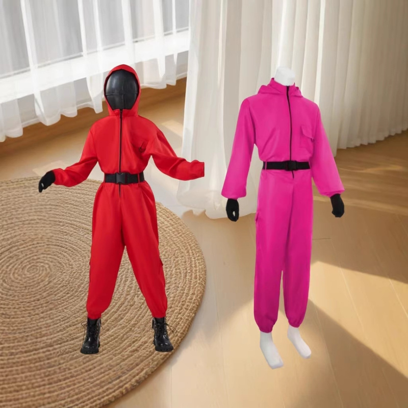 Cross-Border Best-Selling Halloween Costume, Paper Money House Dali Workwear Jumpsuit, Movie Replica Korean Version Cosplay Outfit