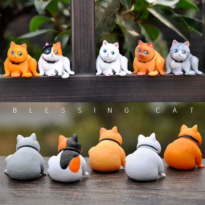 new year New products Paraplegia Clifford Kitty lovely Chubby doll Doll Decoration desktop Cake ornament wholesale