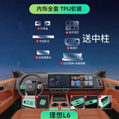 protection, center console film, navigation screen | Car interior film - full-interior-set-does-not-include-screen