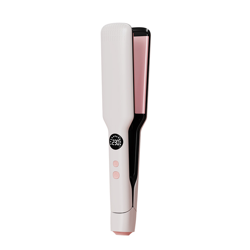 Cross-border ensanchamiento plantilla enderezador de cabello pequeño portátil casero peine de cabello recto de iones negativos para el cuidado del cabello no dañando barra de cabello rizado