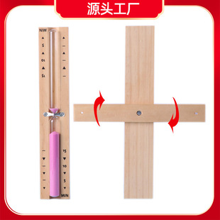 Wholesale Bathroom Wooden Quicksand Wall-Mounted Rotating 15-Minute Bathroom Dry Steam Sauna Room Hourglass Timer Ornaments