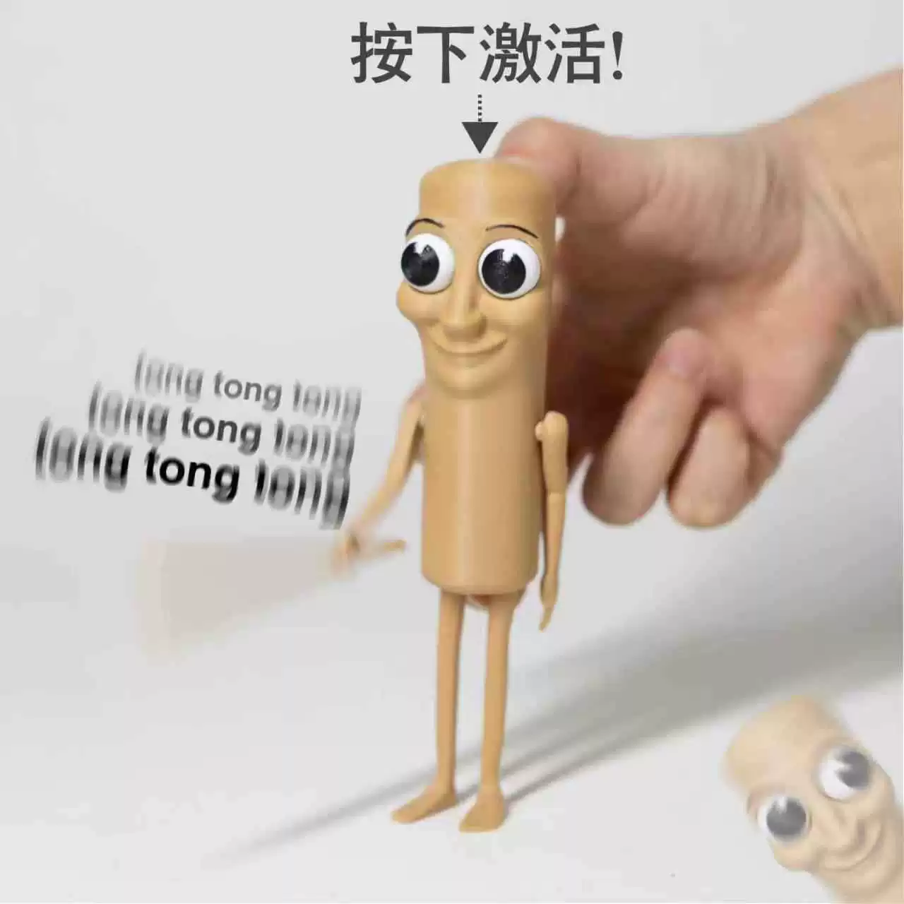 3D-печатная деревянная фигурка человечка TungTungSahur, игрушка для разборки, горы и море, креативный абстрактный интернет-хит