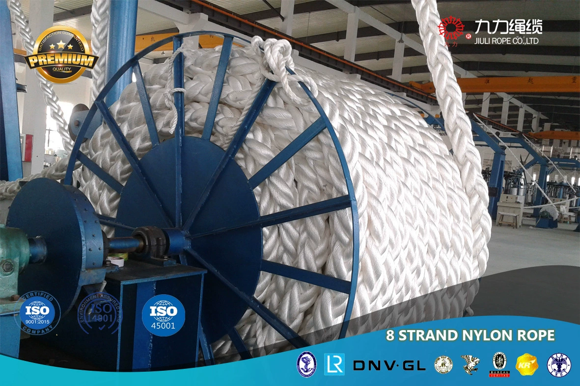 Восьмипрядная нейлоновая веревка PA веревка полиамидная веревка нейлоновая веревка полипропиленовая веревка белый полиамид