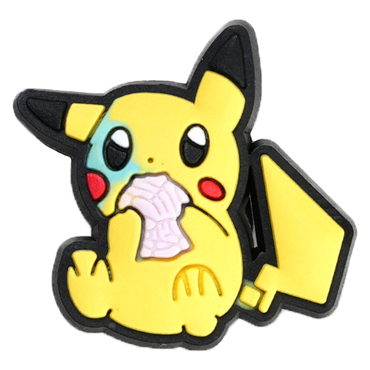 メーカー卸売ポケモン下駄アクセサリー靴バックル軟質ゴム素材厚く耐摩耗性靴の花は自由に装飾できます