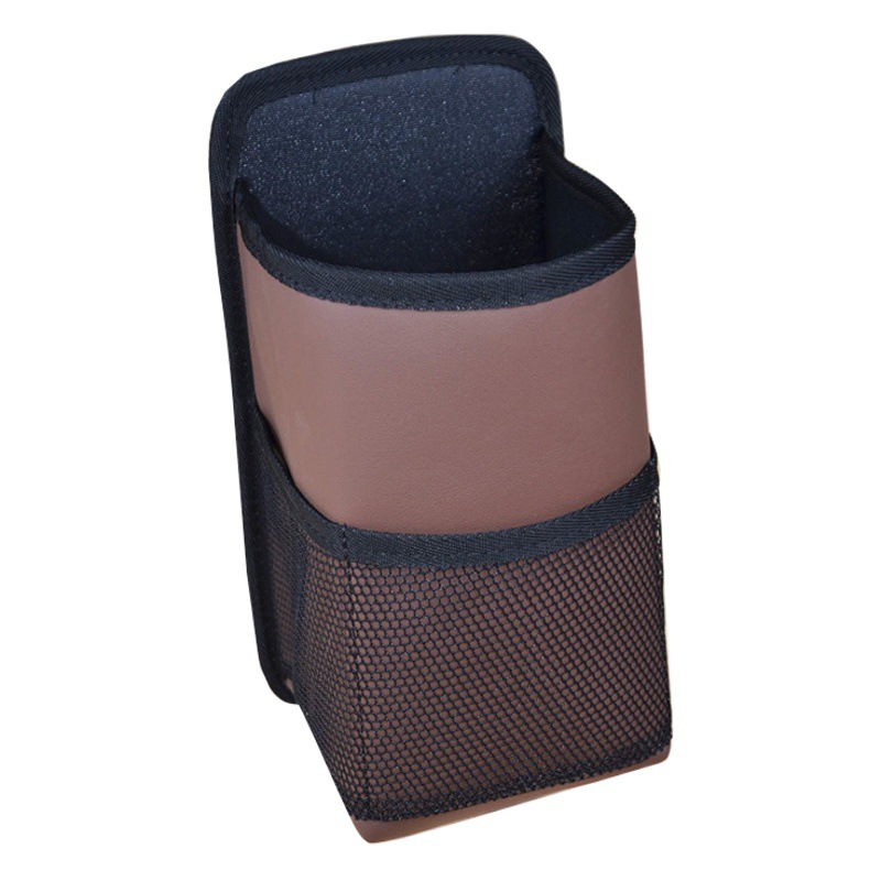 Montado en el coche taza de agua grande bolsa de asiento lateral colgando hervidor de agua cubierta asiento fijo coche taza de té titular hervidor de agua de almacenamiento interior estante