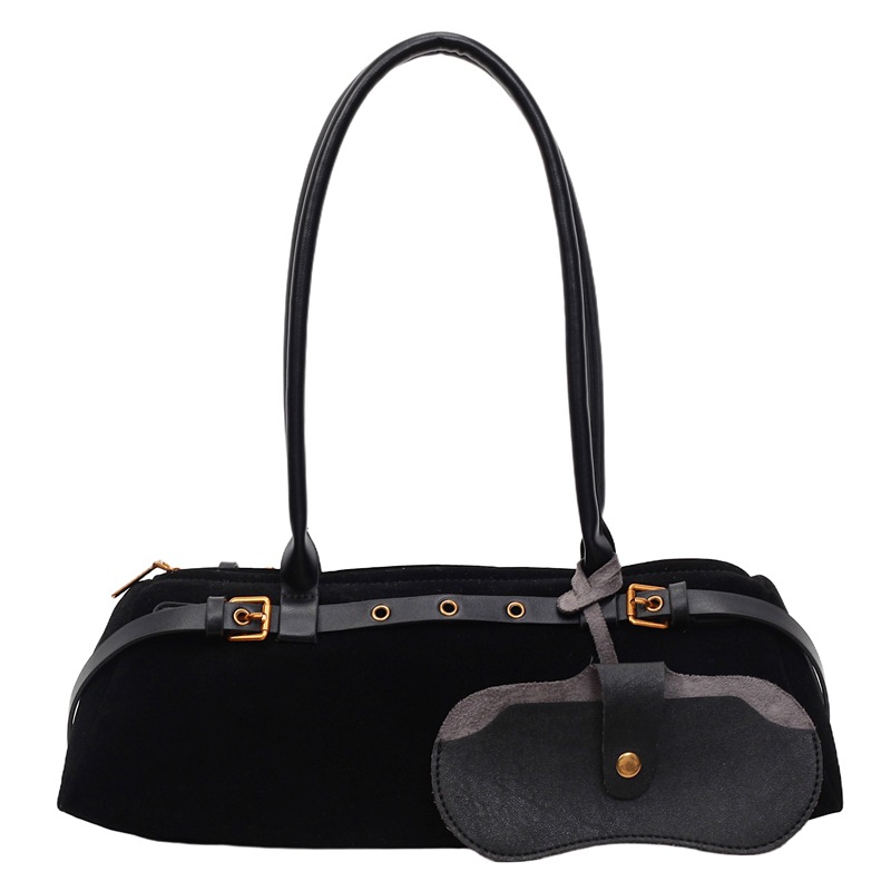 Transfronterizo 2025 otoño y invierno nuevo estilo francés bolso de brazo de mujer texturas retro lujosas bolsas de mano ligeras bolsas de hombro de viaje