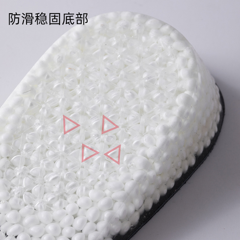 Plantillas invisibles para aumentar la altura para mujeres y hombres, botas de silicona para aumentar la altura, plantillas desodorantes con efecto popcorn