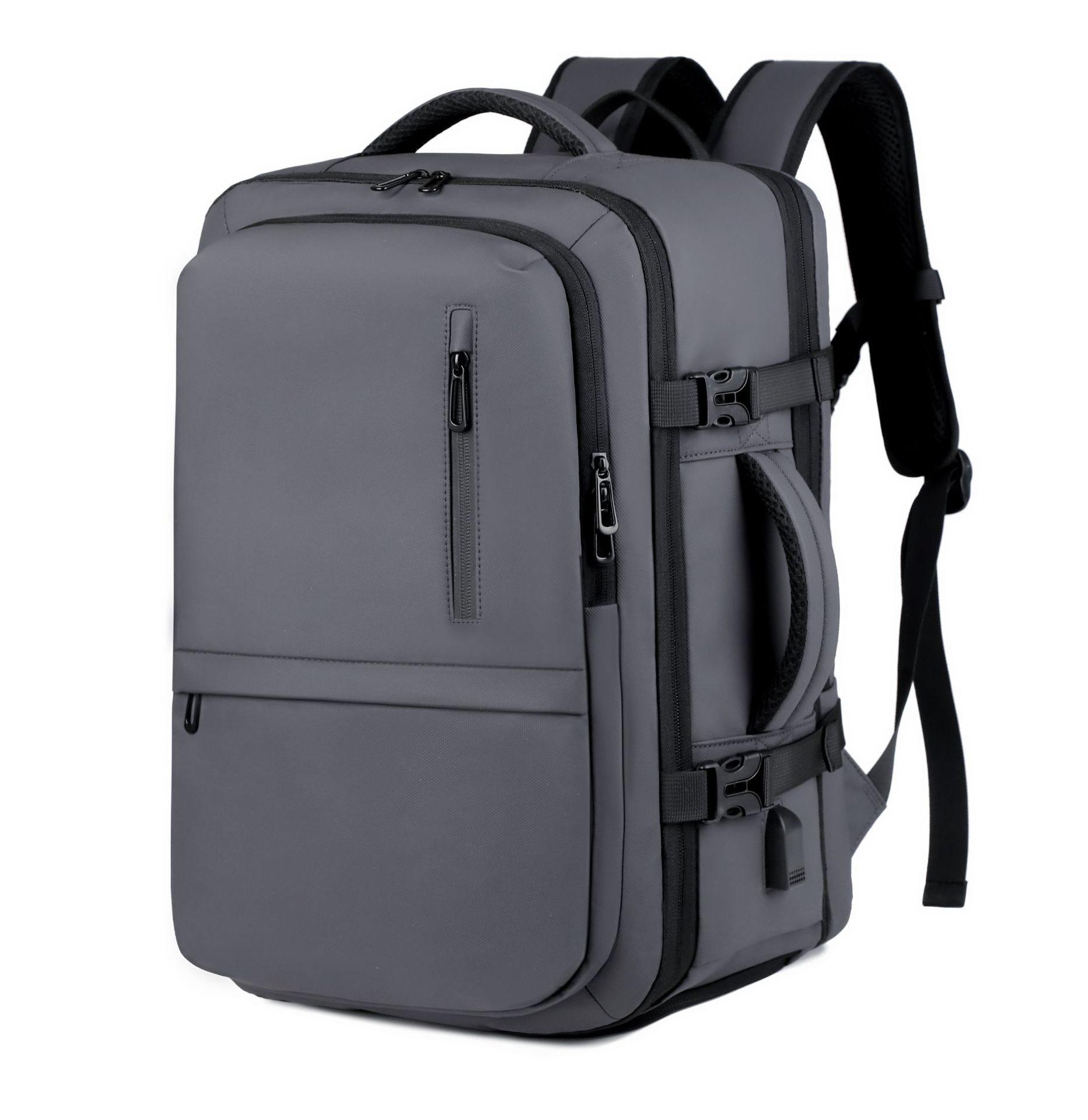 Men's travel backpack, women's new outdoor hiking bag, junior high school student schoolbag, large-capacity multi-functional large backpack Item Picture