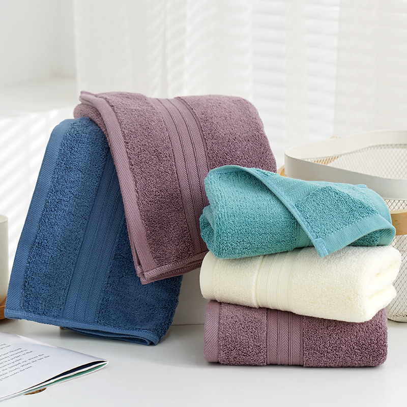 Thickened towel wholesale adult cotton increase water absorption good business cotton towel household gift promotional logo