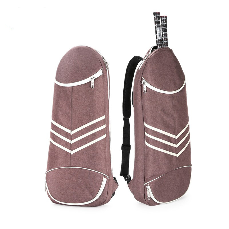 羽毛球拍袋2支装单肩大容量天蓝色球拍包网球包单肩运动包健身包