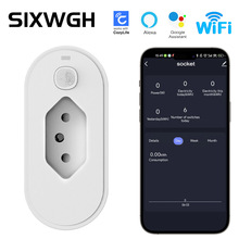 插座WiFi计量16A定时巴西规Cozylife支持AlaxaGoogleHome智能遥控