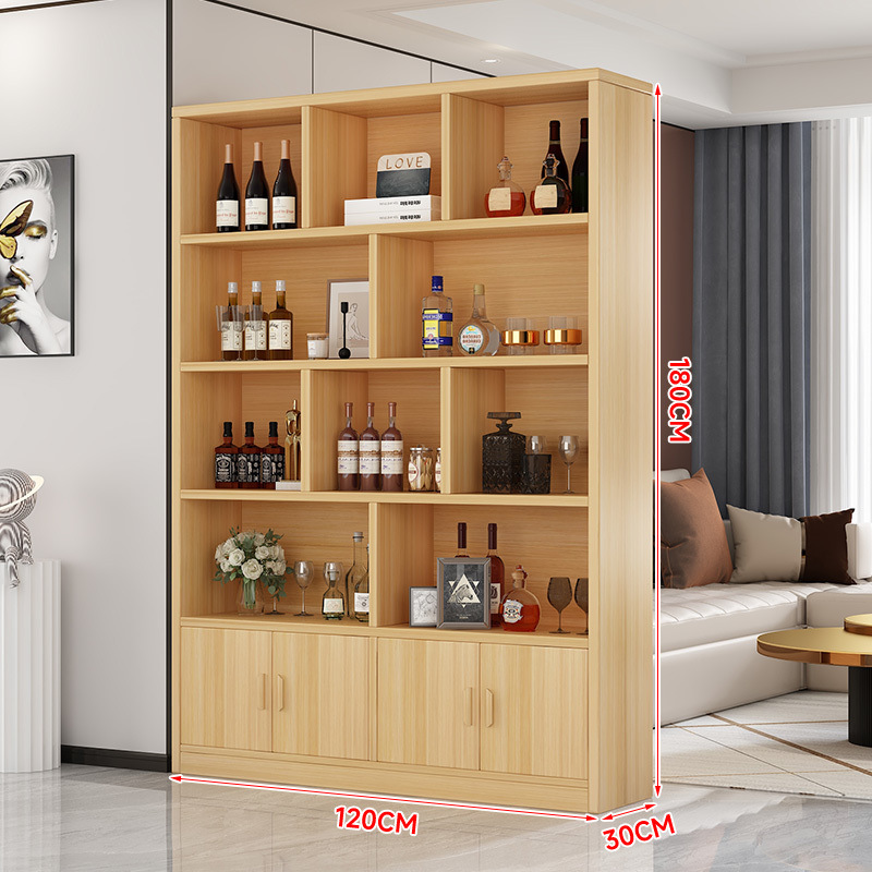 Gabinete de archivos de oficina Gabinete de archivos de madera Gabinete de archivos de madera simple y moderno con puertas Gabinete de almacenamiento multicapa