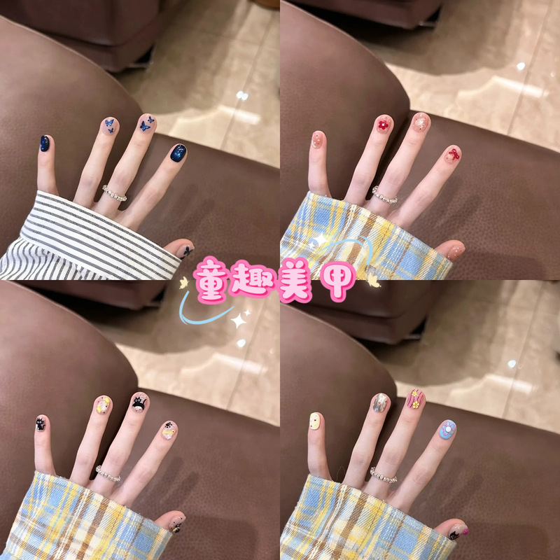 Kuromi Nail Stickers Kidsren's Nail Stickers Non-Toxic and Odorless Girls Plus Nail Stickers Waterproof Removable Wearable Nails Kuromi Nail Stickers Kidsren's Nail Stickers Non-Toxic and Odorless Girls Plus Nail Stickers Waterproof Removable Wearable Nails