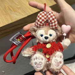 ぬいぐるみかわいい砂糖瓢箪シェリー薔薇公仔バッグストラップ旧正月達菲熊キーホルダーペンダントプレゼント玩具