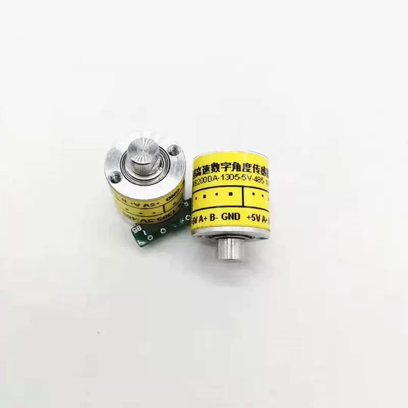 微小型数字角度传感器磁敏RS485外径13mm金属位置关节编码器15位