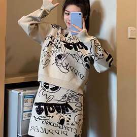 毛衣套装裙两件套2025早秋新款女装小个子显高减龄时尚休闲洋气