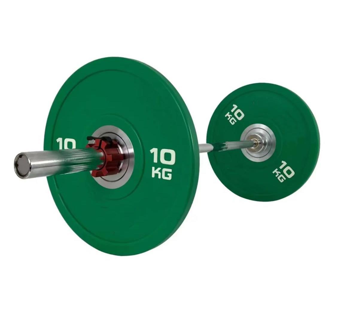 Discos de barra de colores para gimnasio | Pesas de mano para hombres y mujeres | Levantamiento de pesas en casa o profesional