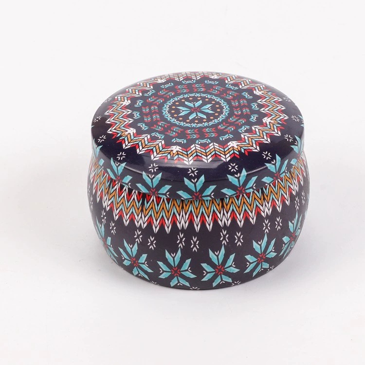 Lata de metal de 4 onzas con forma de tambor, lata de metal de color, lata de metal para velas aromáticas, lata de metal de gran capacidad image 10