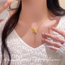 rhinestone cross double-layer necklace for women light luxury minority design hot girl clavicle chain trendy cool personality new ornament full figure
