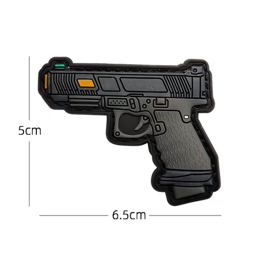 Hot Q version weapon magic armband tactical backpack sticker rocket launcher PVC soft rubber seal magic sticker seal