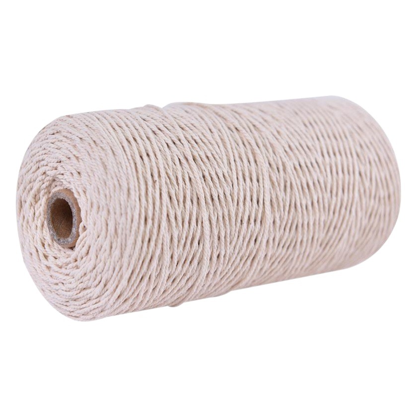 Cuerda de algodón grueso y delgado DIY tapiz decorativo hecho a mano cuerda trenzada zongzi cordón cangrejo etiqueta cuerda Accesorios