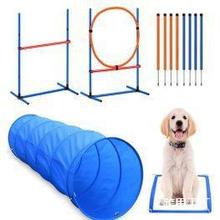 犬敏捷训练标杆跳圈扎地障碍杆狗训练器材狗狗跳跃训练跨栏标志杆