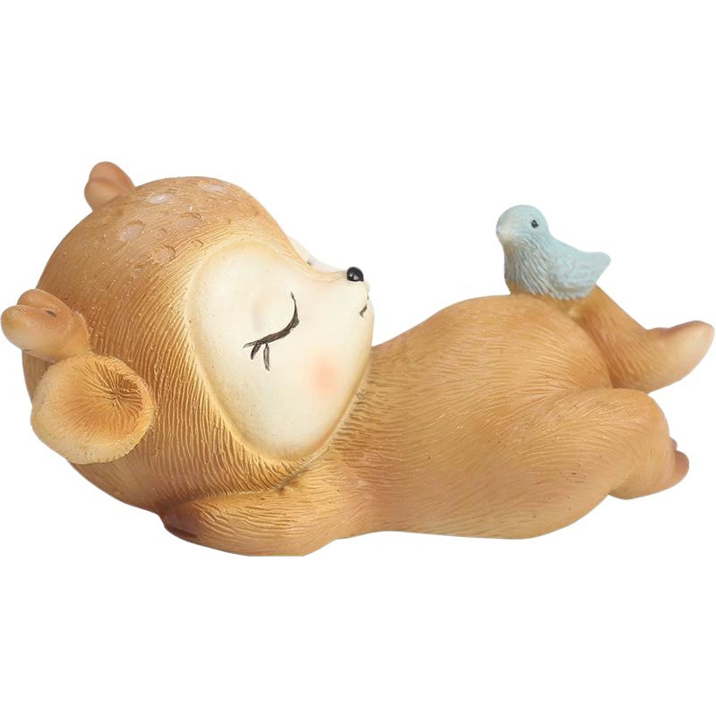 ZAKKA Творческий мультфильм безопасный олень детский торт украшения интерьера автомобиля рождественские олени автомобиль маленькие украшения